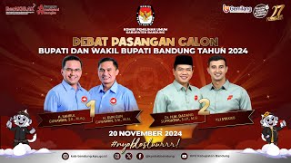 LIVE !!!🔴 DEBAT PASANGAN CALON BUPATI DAN WAKIL BUPATI BANDUNG TAHUN 2024