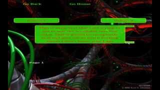 testing a processing GUI (buttons & vertical scrolling text)