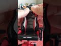 assembling my miniature e sports gaming chair. 電競椅