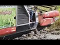 Kubota harvester working in mud | #Harvesting SL