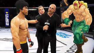 UFC4 Bruce Lee vs  Alex (Street Fighter) EA Sports UFC 4