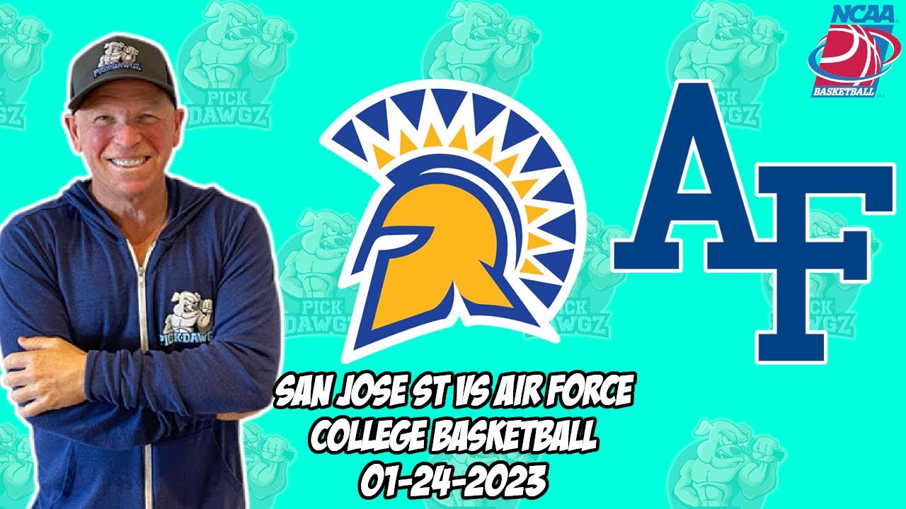 San Jose State Vs Air Force 1/24/23 College Basketball Free Pick CBB ...