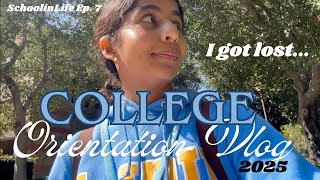 UCLA Freshman Orientation VLOG 2025 (I GOT LOST...) SchoolinLife Ep. 7