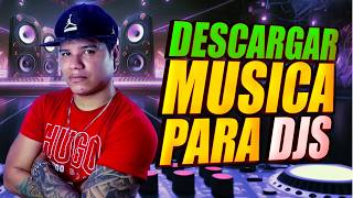 💥 LAS MEJORES PAGINAS DE DONDE DESCARGAR MÚSICA PARA DJS 2024 @DjDarrelElapoderado  ✔