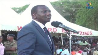 DP Ruto slams KANU leaders while on tour in Baringo County