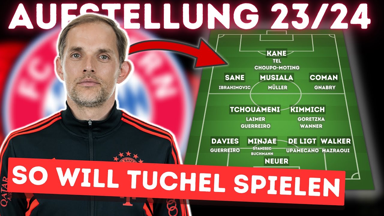 FC Bayern München Aufstellung 2023/24 - YouTube