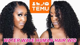 *NEW* Juicy Water Wave Human Hair Transparent Lace Frontal Wig - @temu