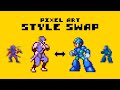 Pixel Art STYLE SWAP! | Ninja Gaiden ⇄ Mega Man X4