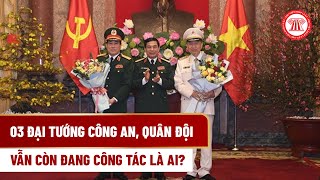 03 Đại tướng Công an, Quân đội vẫn còn đang công tác là ai? | THƯ VIỆN PHÁP LUẬT