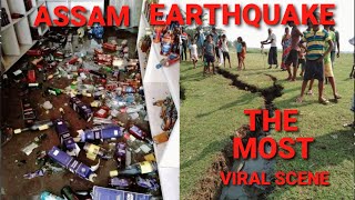 Assam earthquake viral scene #earthquake #assamearthquake