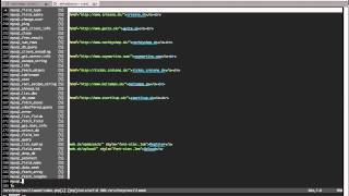 neocomplete.vim in action for bashrc, PHP and CSS