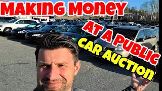 Flipping Cars 101 - How to buy at a Public Car Auction - Flying Wheels