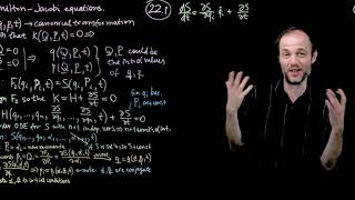 Lecture 21: Hamilton-Jacobi Equations