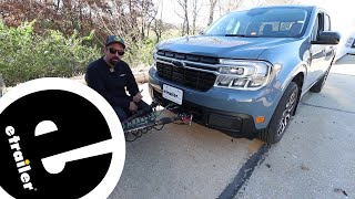 How to Install the etrailer Invisible Base Plate Kit - 2024 Ford Maverick