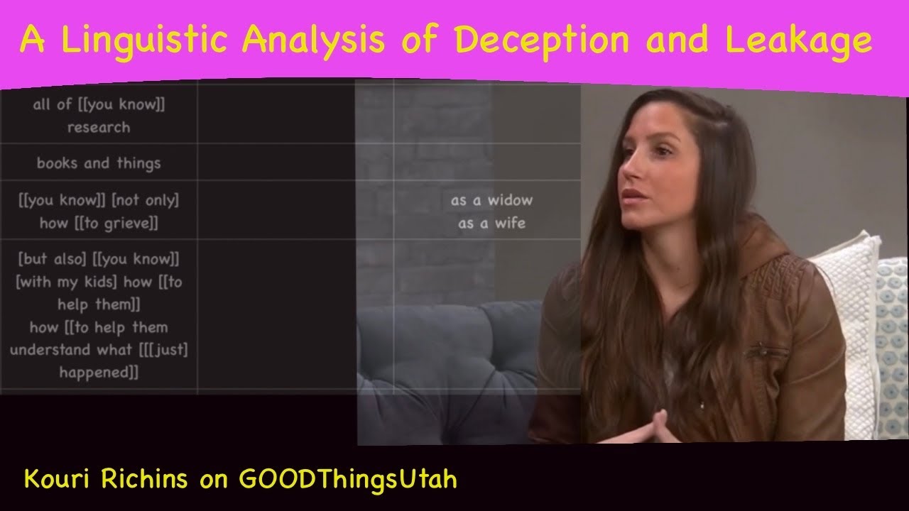 KOURI RICHINS Exposes Herself On Good Things Utah - YouTube