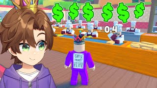 I Make TONs Of CASH making a Sandwich Restaurant Tycoon on Roblox