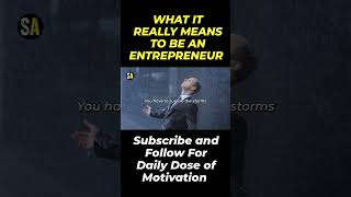 What it really means to be an Entrepreneur | Motivational Video  #success #motivation #viral #shorts