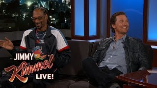 Matthew McConaughey & Snoop Dogg on Getting High and Working Together
