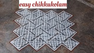 #easychikkukolamwithdots/#kambikolam/#21dots/@saroskolam