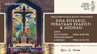 Rosario \u0026 Misa Online Harian | Jumat, 24 Januari 2025 | Gereja Kristus Raja Baciro