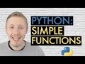 PYTHON FUNCTIONS (Beginner's Guide to Python Lesson 6)