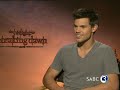 taylor lautner on bella s pregnancy in breaking dawn