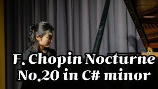 송파피아노 | 쇼팽이 잘 어울리는 취미생, [Chopin Nocturne No.20]