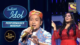 Pawandeep ने अपने Beautiful आवाज़ में गाया "Ab Ke Sawan Mein Jee" | Indian Idol | Performance Mashup