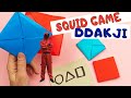 #DIY DDAKJI SQUID GAME | How to make Ddakji - Squid Game Origami Ddakji - Ttakji | Paperkraft