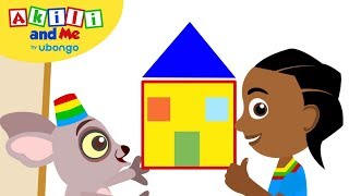 Draw a Square | Arts and Crafts with Akili | Kids Cartoons