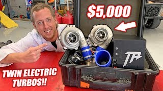 Dyno Testing $5,000 Worth of ELECTRIC Turbos! Double the BOOST!!!