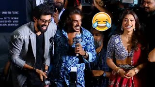 Upendra Hilarious Fun With Rana \u0026 Shriya | Upendra Teaching Uppi Language To Rana | Kabzaa