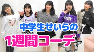 せいらの1週間コーデ紹介★ここみの評価は？★にゃーにゃちゃんねるnya-nya channel