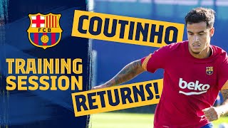 👋 COUTINHO IS BACK!! New season prep continues!! 🏋️