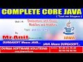Core Java Declarations with Access Modifiers and Modifiers java source file