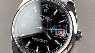 Rolex Datejust 36mm 116200 Roulette Date Rolex Watch Review