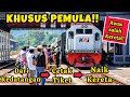 CARA NAIK KERETA API JARAK JAUH BAGI PEMULA