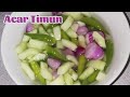 Resep Acar Timun Cabe, Acar Timun Bawang Merah Cabe Rawit Hijau