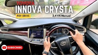 POV Drive | Toyota Innova Crysta | 2.4 VX | Diesel Manual | Kerala Road | Jonnxoo