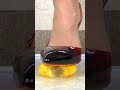 ferrari mindset crushing lemon high heels crushing food asmr