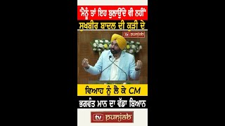 Sukhbir Badal ਦੀ ਕੁੜੀ ਦੇ ਵਿਆਹ ਨੂੰ ਲੈ ਕੇ CM Bhagwant Mann ਦਾ ਵੱਡਾ ਬਿਆਨ, 'ਮੈਨੂੰ ਤਾਂ ਇਹ ਬੁਲਾਉਂਦੇ ਵੀ...'