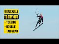 6 FUN Backroll variations | toeside, double and more! //  Kiteboarding SA Masterclass