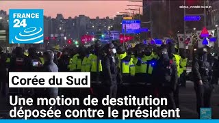 Corée du Sud : une motion de destitution déposée contre le président • FRANCE 24