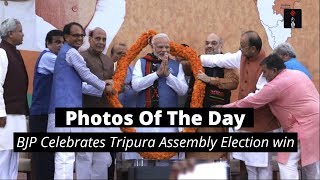 Photos Of The Day: BJP Celebrates Tripura Assembly Election Win