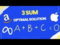 3Sum | Leetcode 15 | Optimal Solution