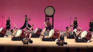 Taiko Drums: ’Yataibayashi’屋台囃子 Annaka Sogo Gakuen HS Annual Concert ’24/1/21,Annaka Cultural Center