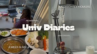 University Diaries 💻 life of a medtech sophomore, studying, hanging out with friends