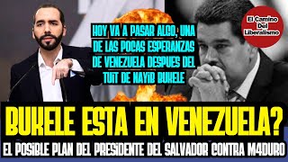 Se FILTRÓ el posible plan de Bukele contra M4duro para la liberación de Venezuela