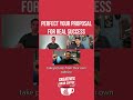 perfect your proposal for real success video production