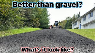 What Is Recycled Asphalt? BEST. DRIVEWAY. EVER. (short of pavement)